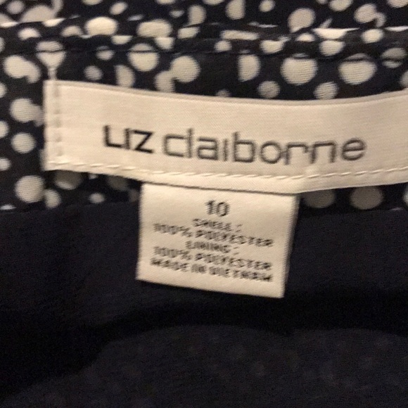 *EUC* Liz Clairborne / Crosshatch Printed Flounce Skirt / 10 - Picture 3 of 3